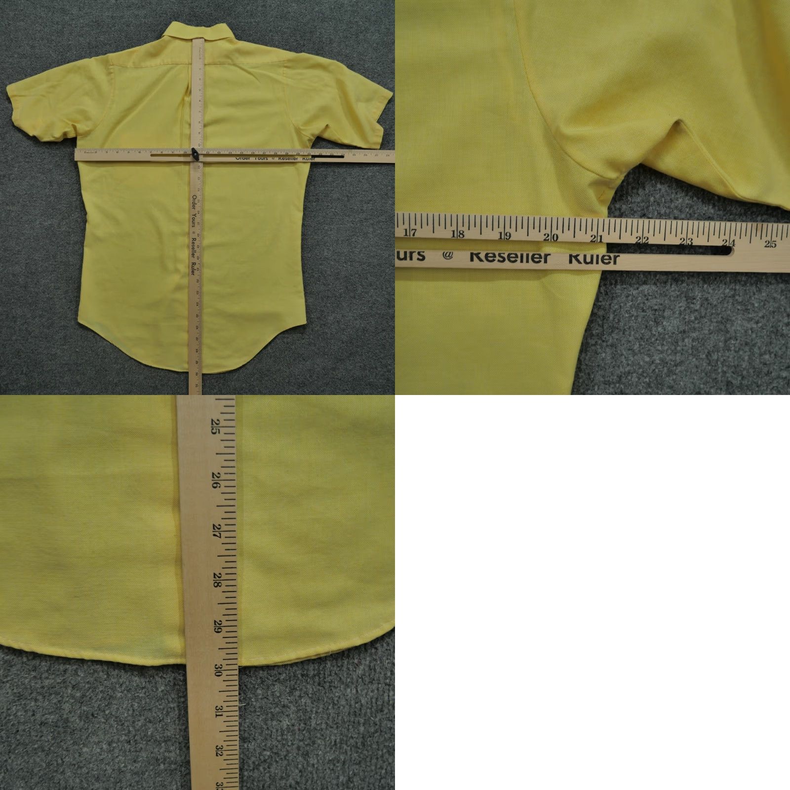 Vintage VINTAGE Elderado Shirt Mens 15 Button-Down Oxford 50s 60s Yellow Cotton Short Sleeve Pocket Button-Up Collared Regular Casual Size US M / EU 48-50 / 2 - 9 Thumbnail
