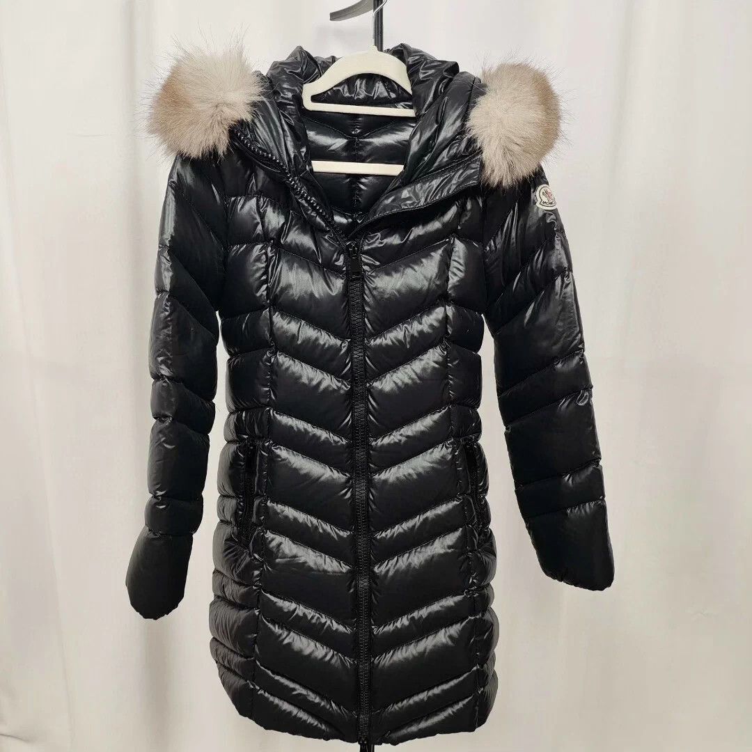 Moncler Moncler mid-length down coat black US0 Size XS / US 0-2 / IT 36-38 - 1 Thumbnail