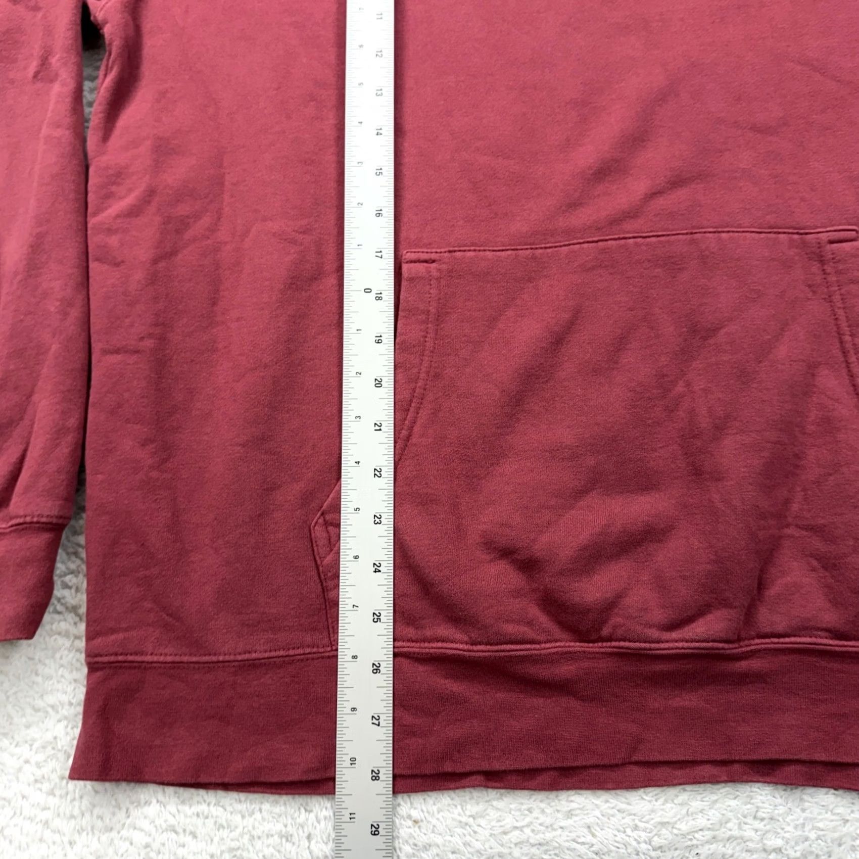 Vintage Sullen Art Collective Mens Burgundy Skull Graphic Hoodie Pullover XL Size US XL / EU 56 / 4 - 4 Thumbnail