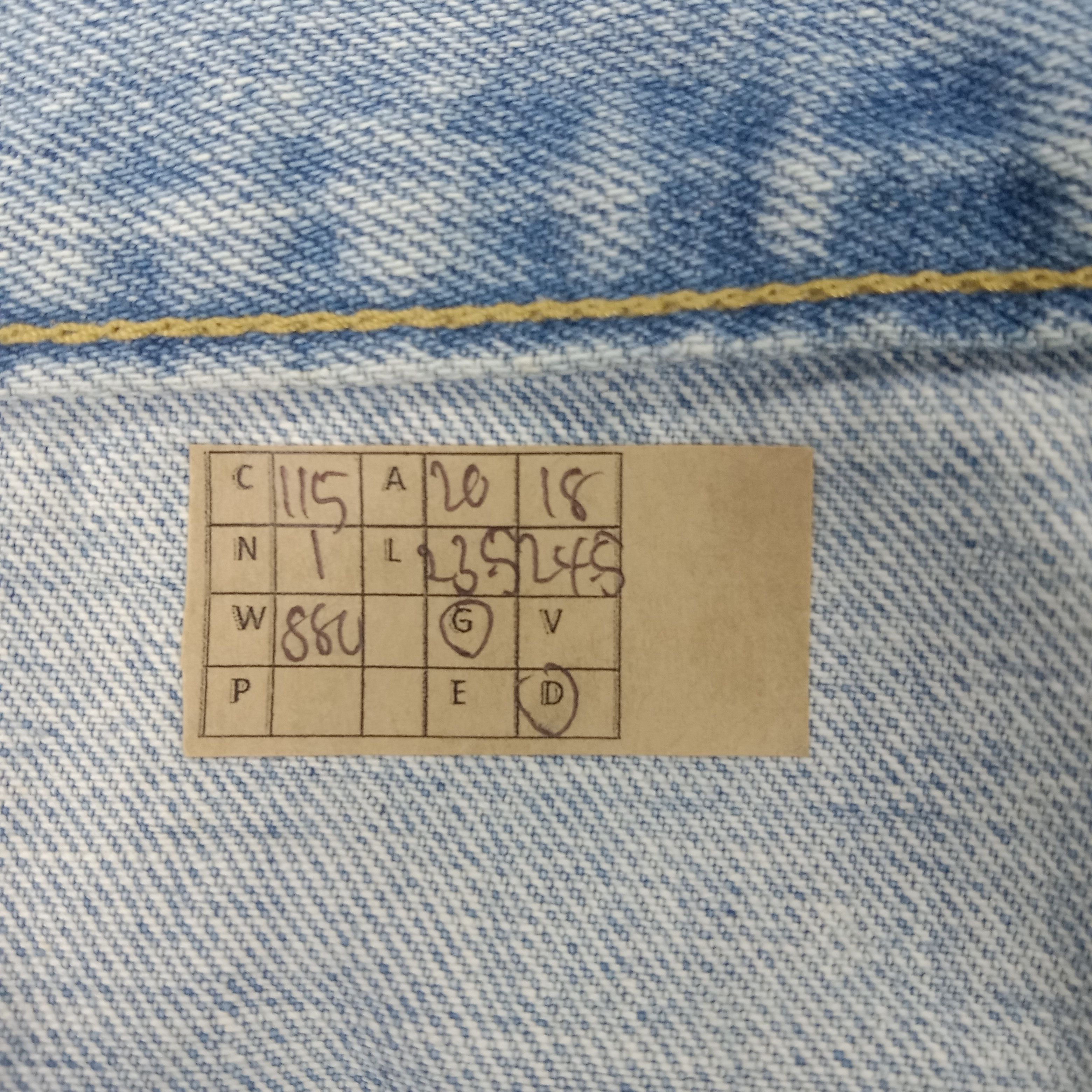 Levi's × Vintage Levi's 501 Big E American Denim Jacket Size US S / EU 44-46 / 1 - 10 Thumbnail