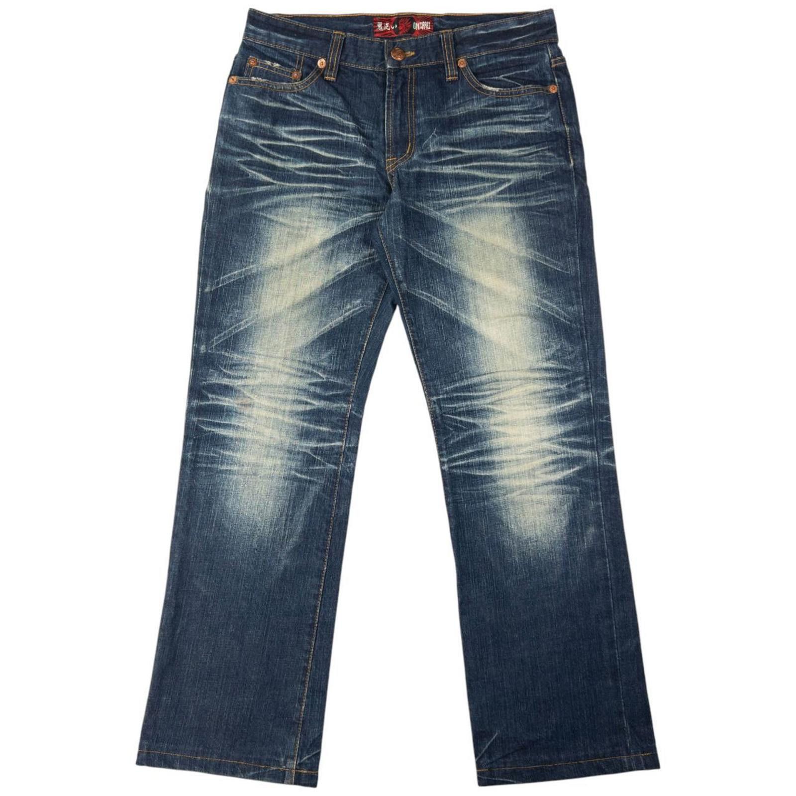 Onia Vintage Oniarai Embroidered Monster Denim Jeans Size W33 Size US 33 - 3 Thumbnail