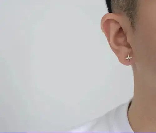VIBE 💯 925 silver vintage star earrings Size ONE SIZE - 2 Thumbnail