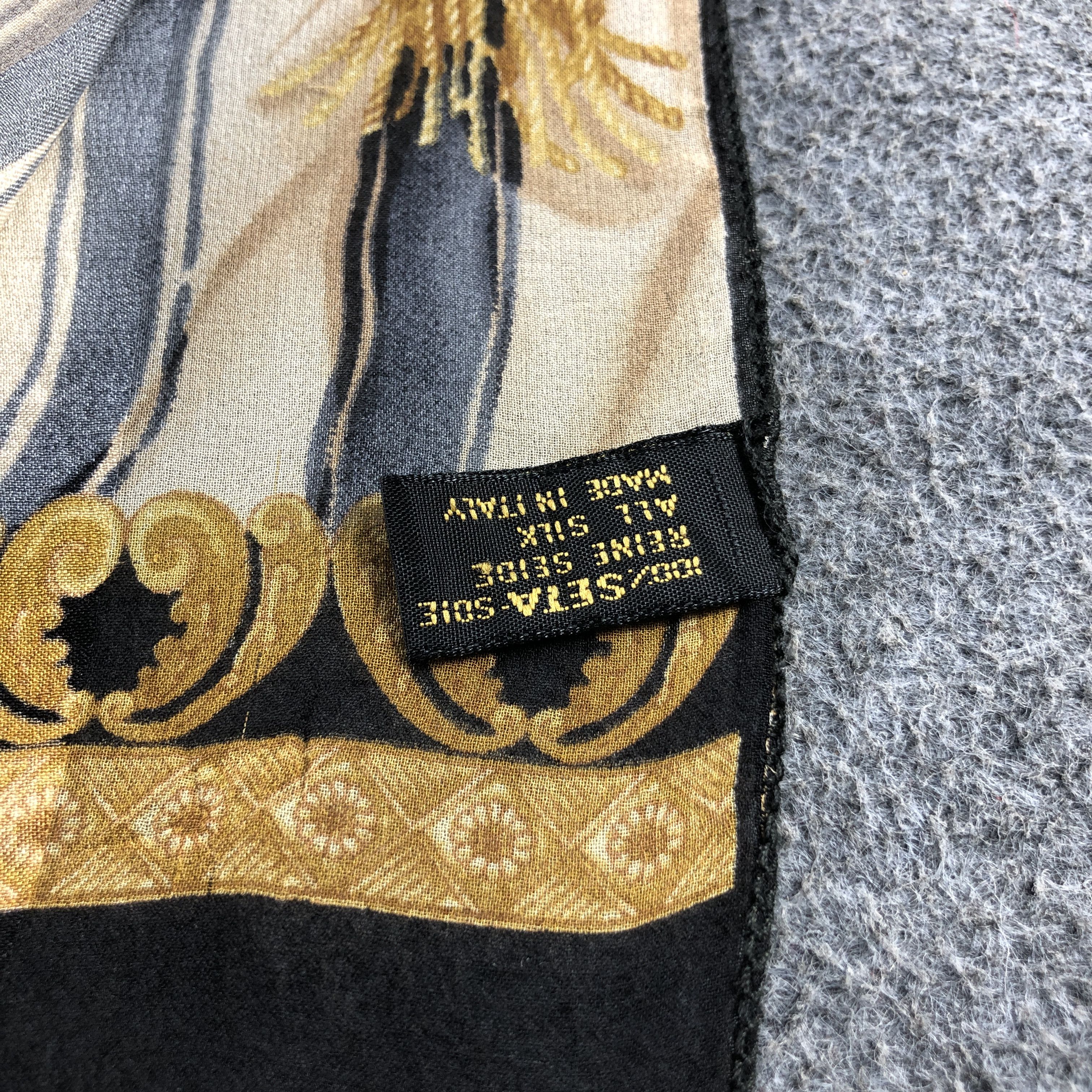 Lanvin Lanvin Hand Rolled Silk Stole Silk Scarf M1383 Size ONE SIZE - 5 Thumbnail