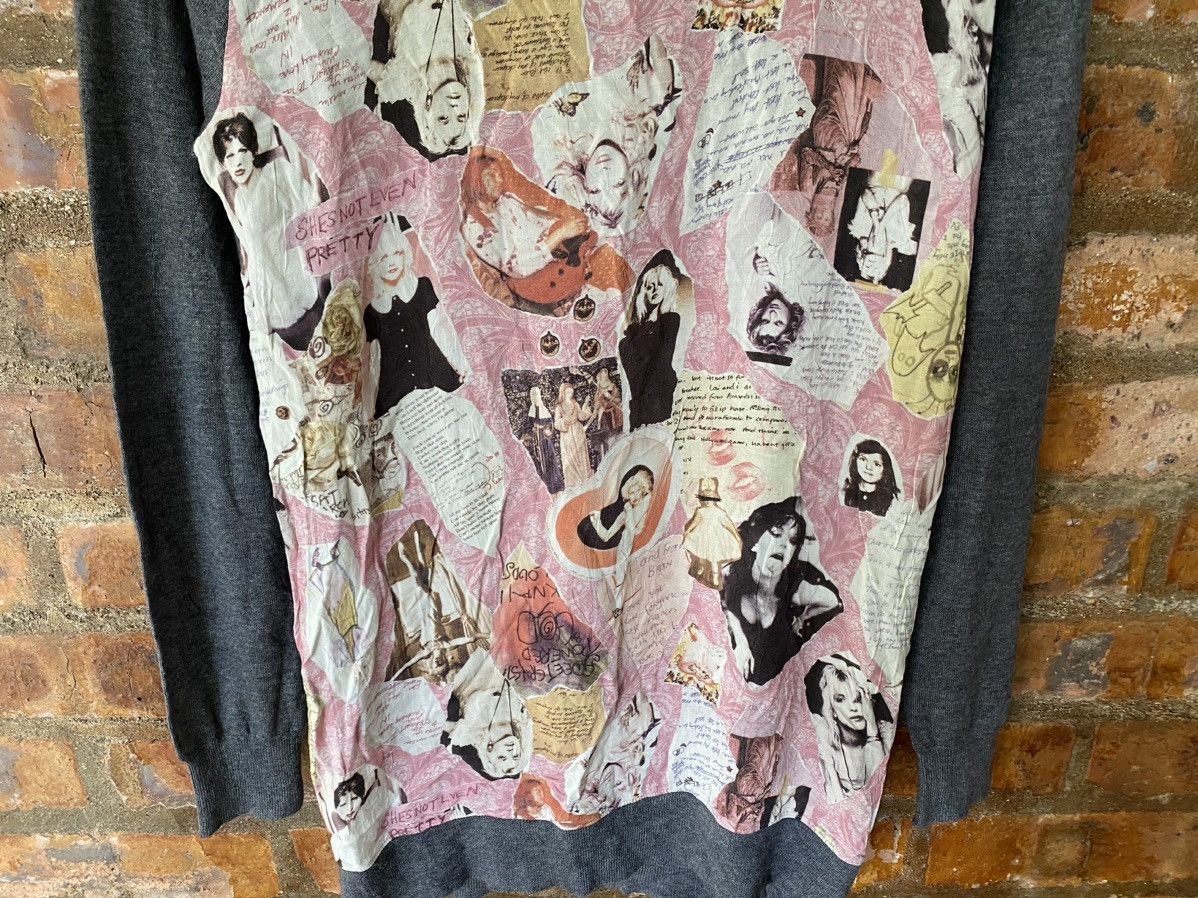 2000s Hysteric X Courtney Love cobain knit