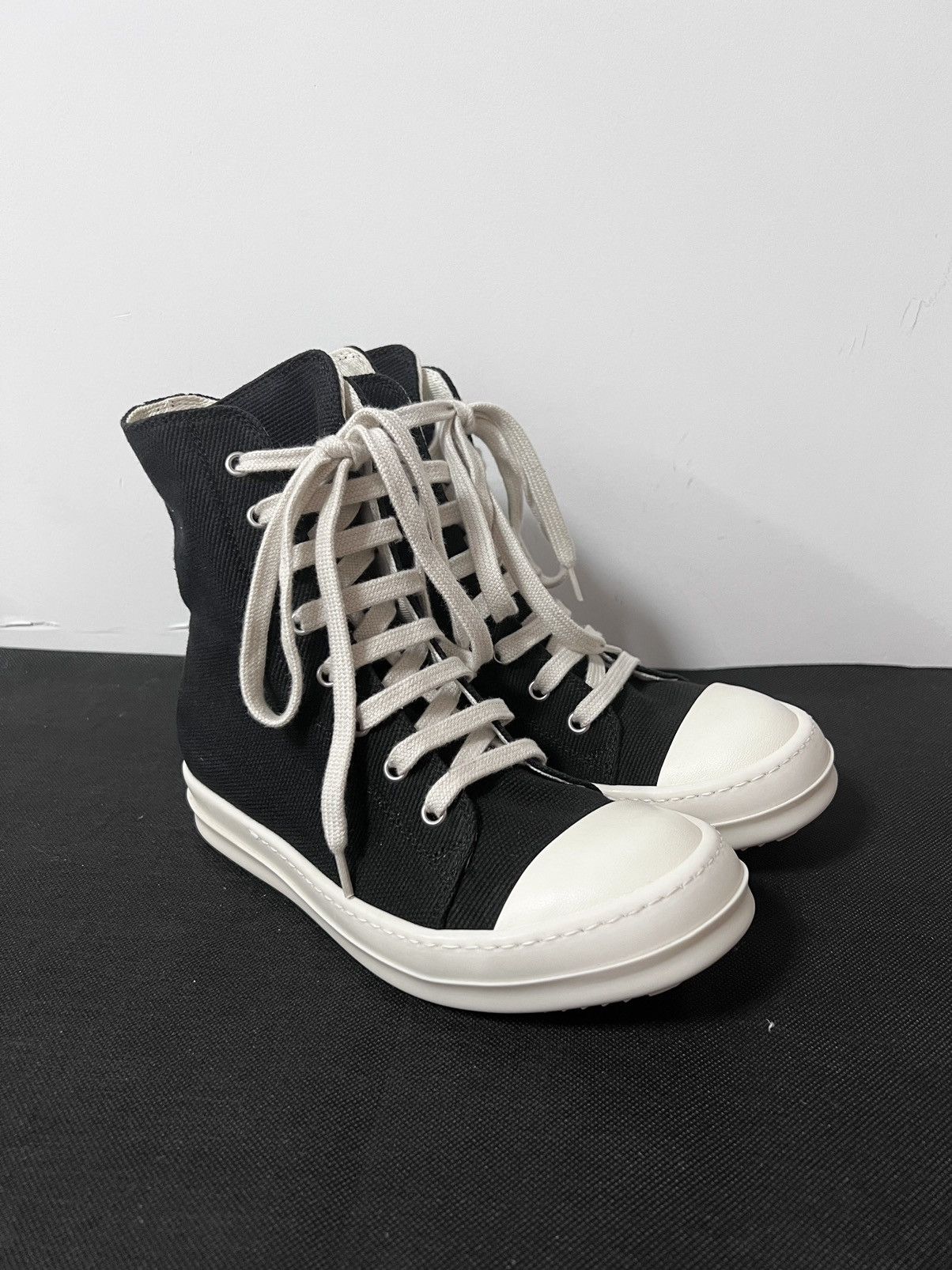 Rick Owens Drkshdw Rick owens drkshdw ramones high top sneakers sz35 Size US 5 / IT 35 - 5 Thumbnail