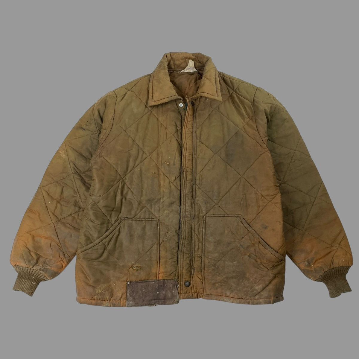 Vintage Vintage 80s faded zip up liner jacket Size US L / EU 52-54 / 3 - 1 Thumbnail