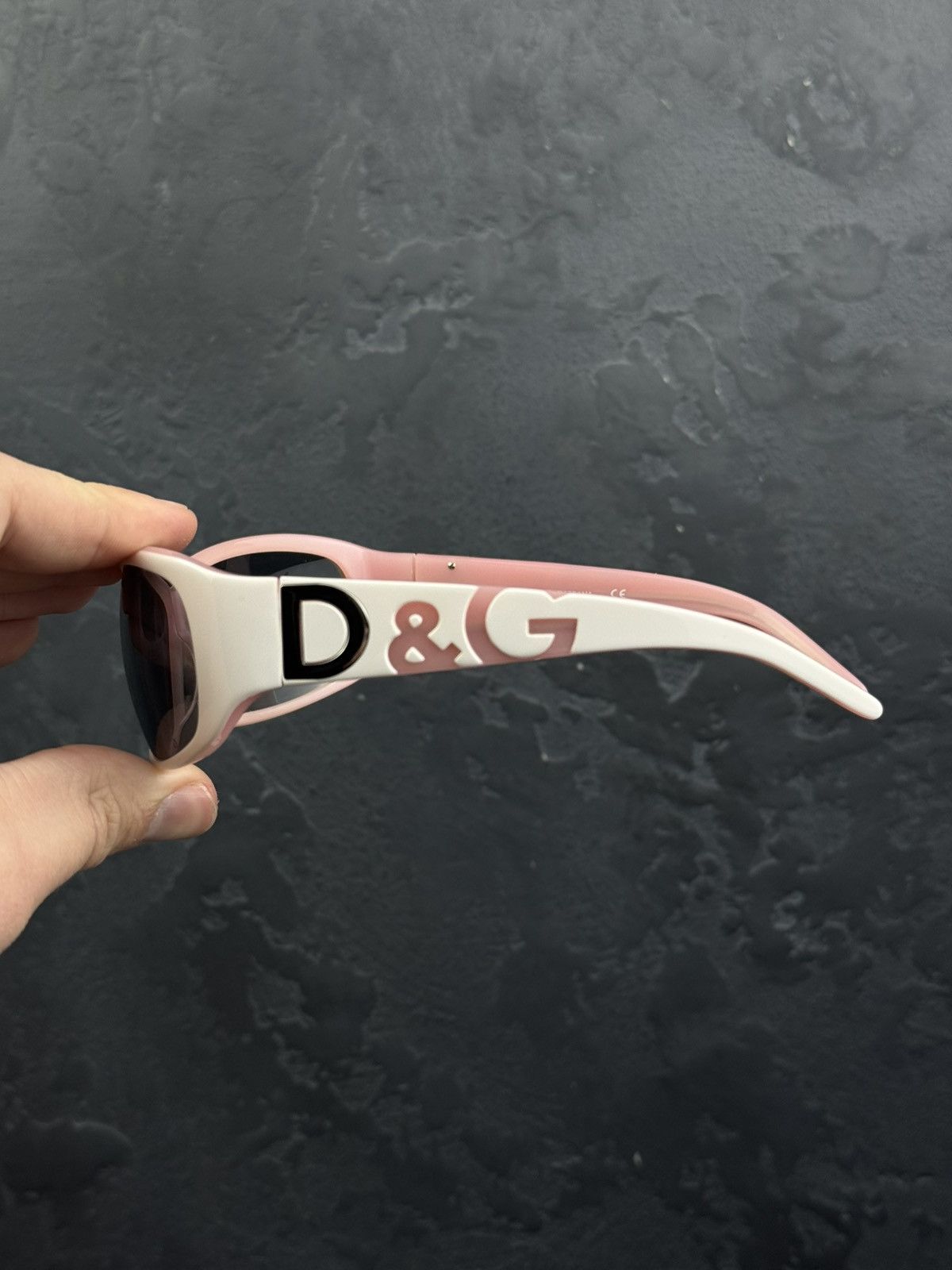 Dolce & Gabbana Vintage Dolce & Gabbana Pink & White Sunglasses Size ONE SIZE - 4 Thumbnail