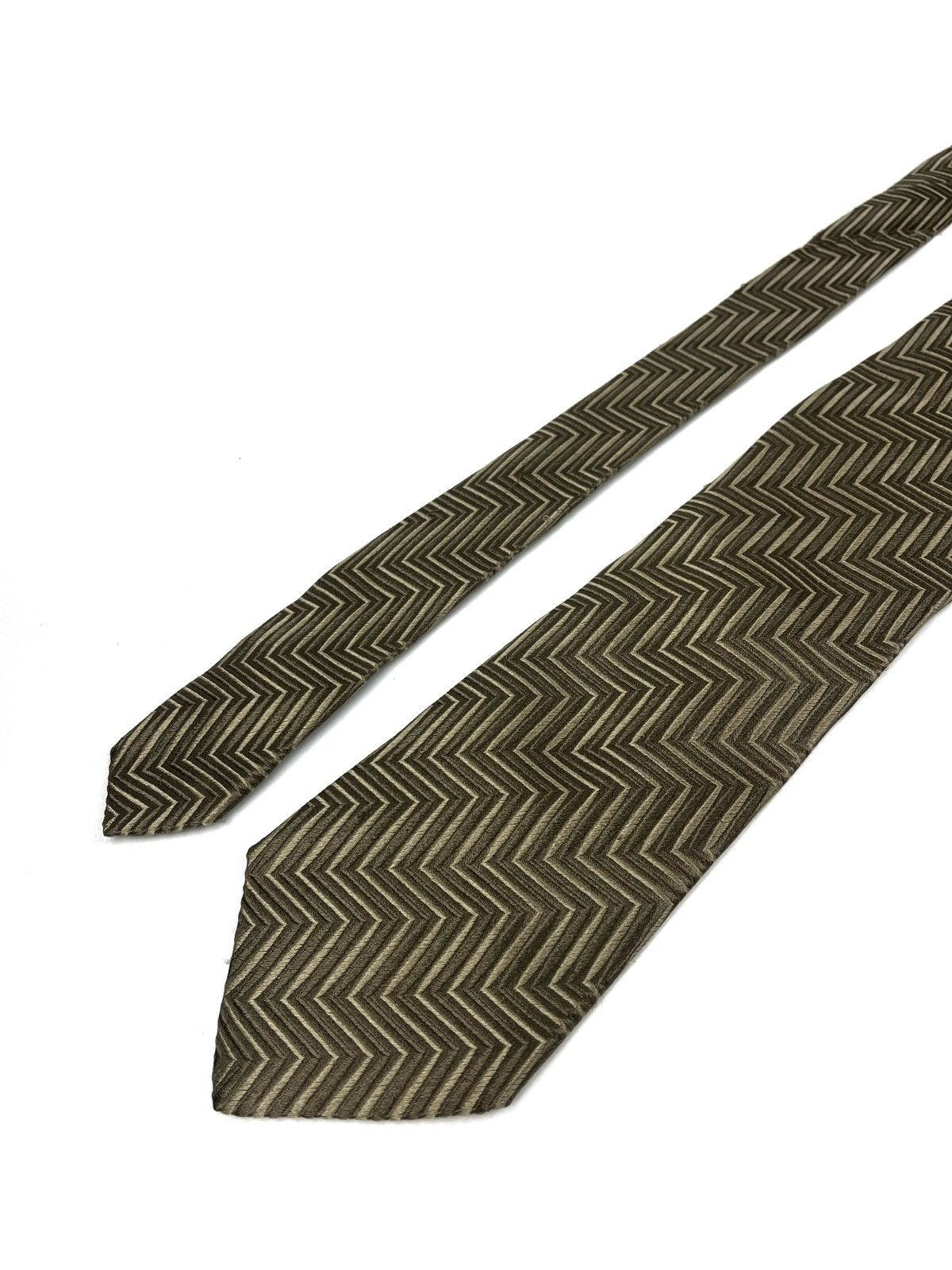 Giorgio Armani Giorgio Armani tie 100% silk cravatte striped style Size ONE SIZE - 2 Thumbnail