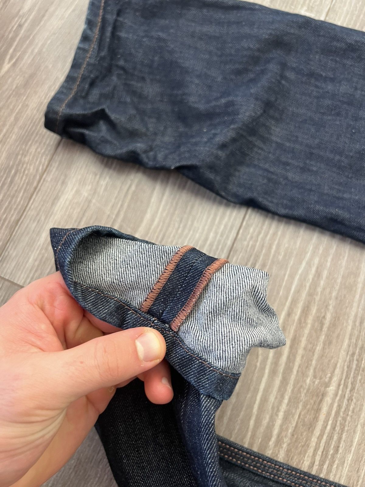 Diesel Diesel Avant Garde Krooley Regular Slim-Carrot Selvage Jeans Size US 33 - 4 Thumbnail