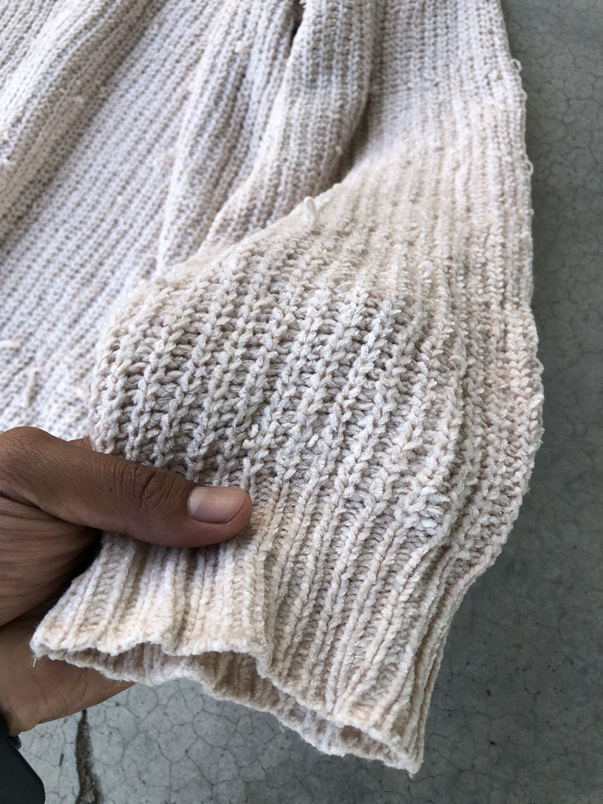 Aran Isles Knitwear × Vintage Vintage Back Number Pullover/Jumper Knitsweater Size US XXL / EU 58 / 5 - 4 Thumbnail
