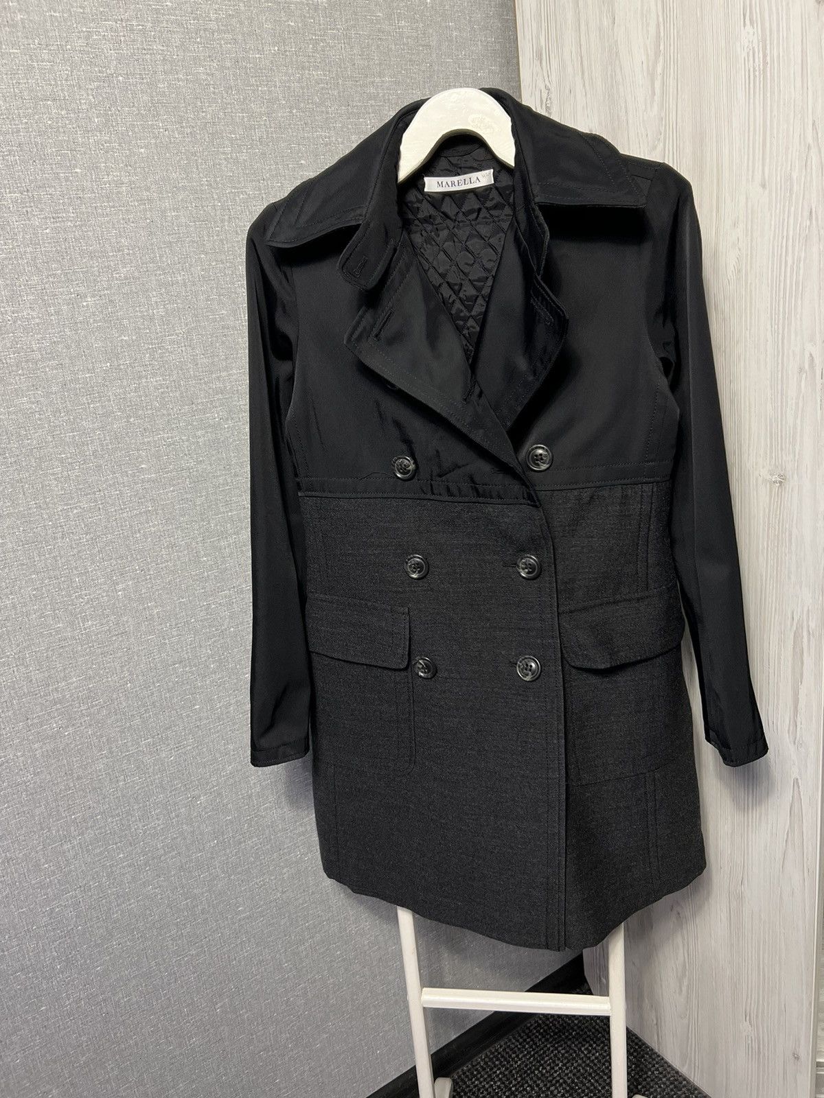 Marella Marella Trench Coat Wool + Nylon Size M / US 6-8 / IT 42-44 - 8 Thumbnail