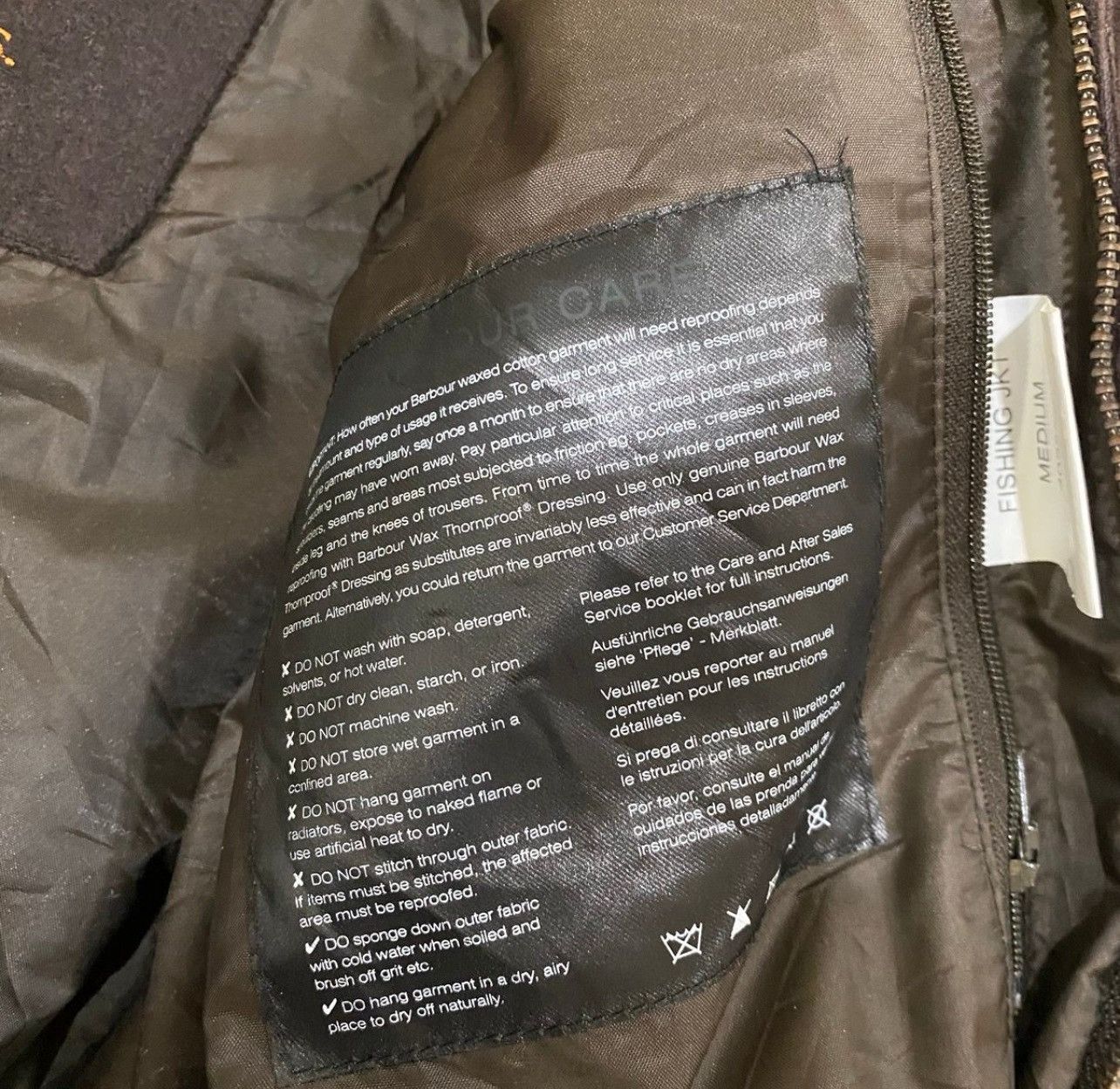Barbour × TO KI TO 🔥Barbour TOKITO “Spey Fishing” Waxed Utility Jacket Size US M / EU 48-50 / 2 - 16 Thumbnail