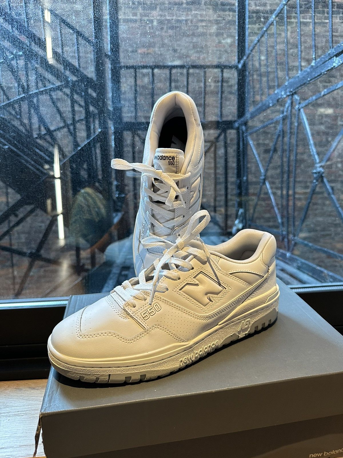 new balance 550 white grey