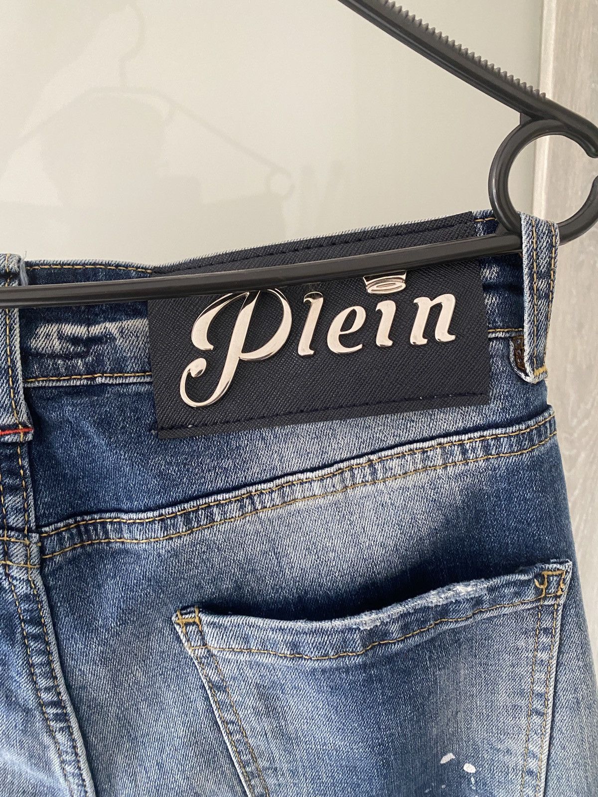 Philipp Plein Luxury philipp plein straight cut jeans fullprint skeleton Size US 30 / EU 46 - 5 Thumbnail