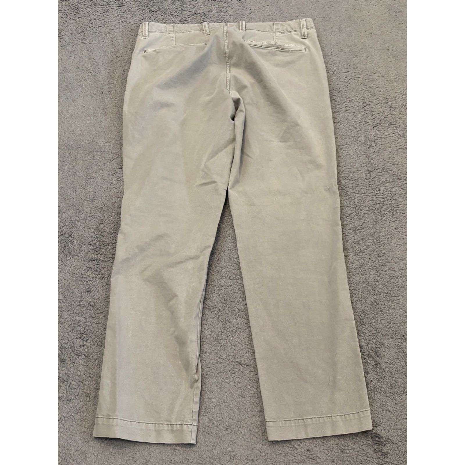 Gap Gap Chino Pant Mens 34x30 Gray Cotton Straight Slim Preppy Career Classic Pants Size US 34 / EU 50 - 6 Thumbnail