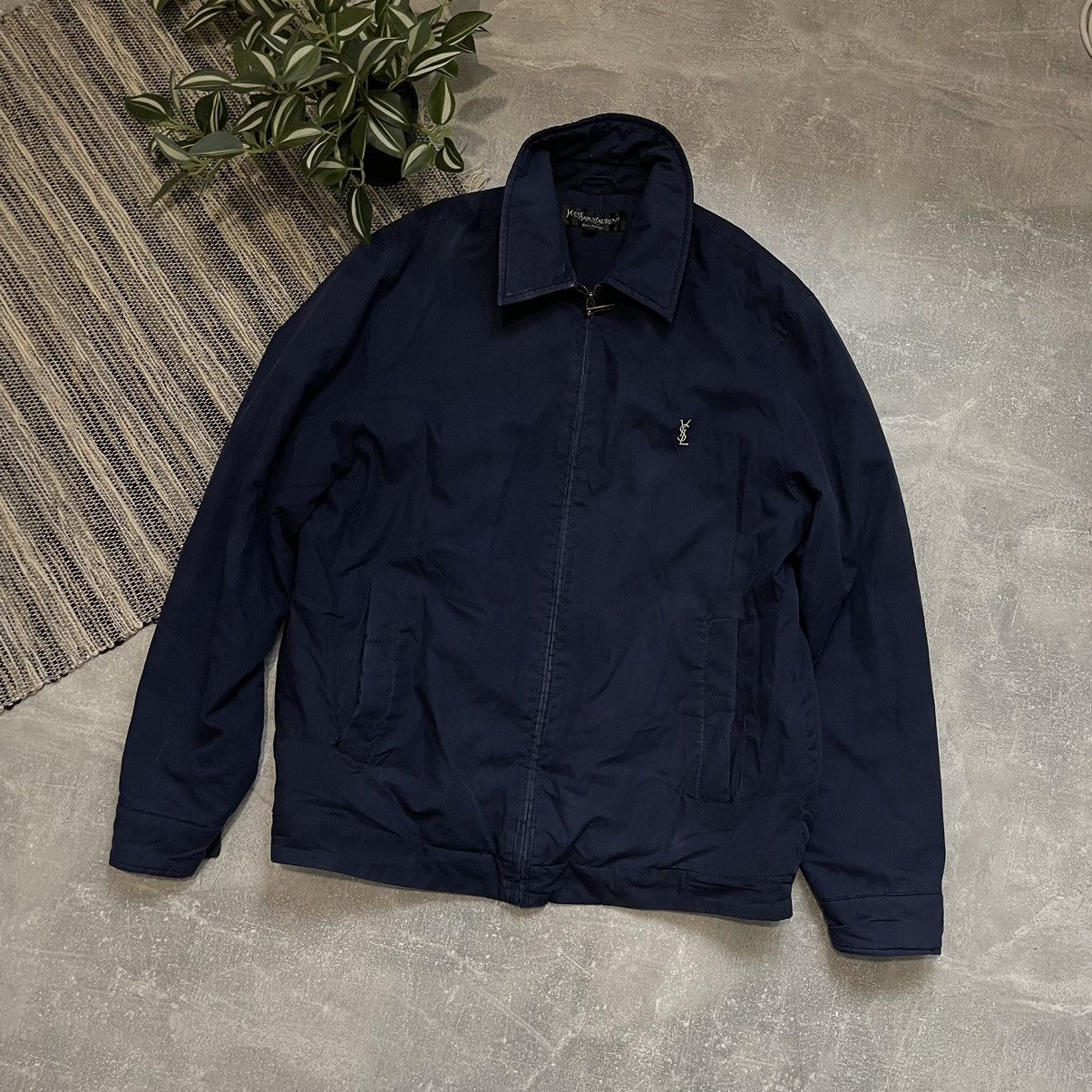 Saint laurent harrington jacket shop