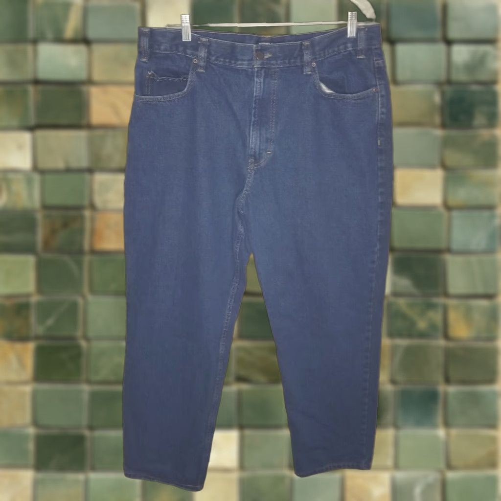 Vintage Kirkland Signature Blue Straight Jeans Mens Size 40x32 Size US 40 / EU 56 - 1 Thumbnail