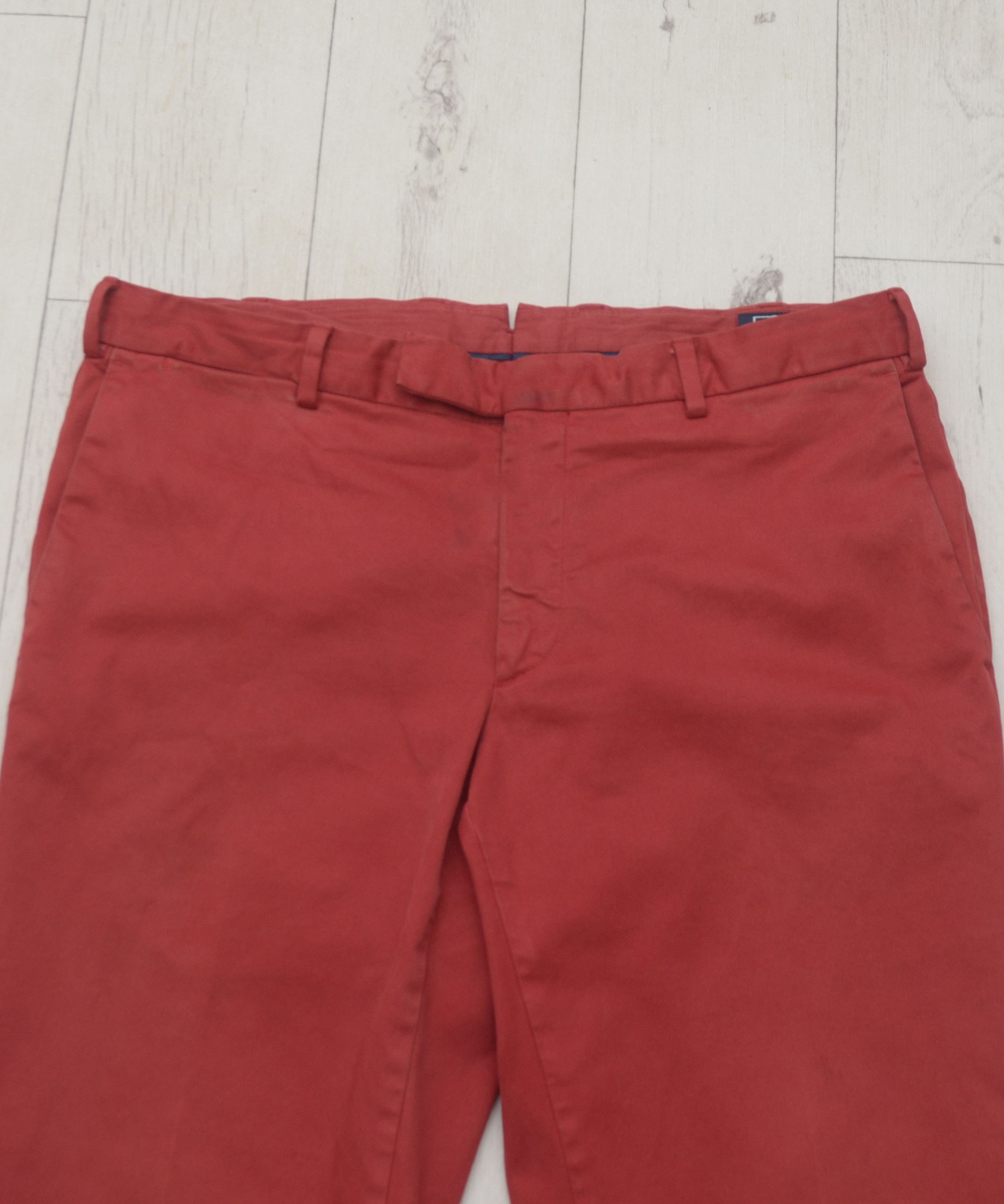 Polo Ralph Lauren × Ralph Lauren × Vintage Polo Ralph Lauren Vintage Red Cotton Chino Trousers Pants Size US 34 / EU 50 - 3 Thumbnail