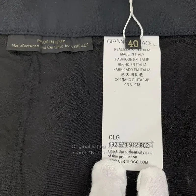 Versace Versace Black Cotton Women's Shorts . Size 23" - 4 Thumbnail