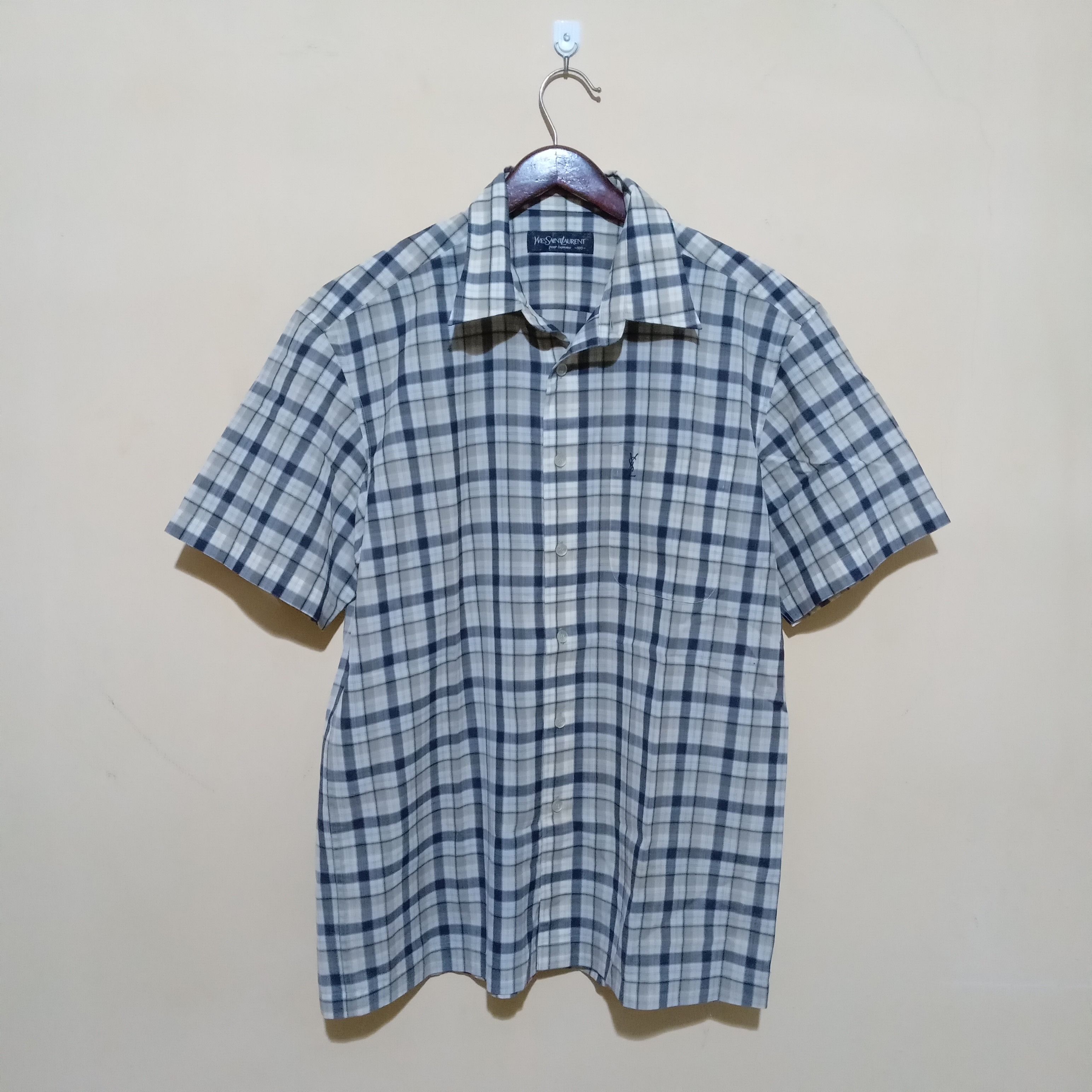 Vintage × Yves Saint Laurent Yves saint laurent shirt YSL Size US L / EU 52-54 / 3 - 1 Thumbnail