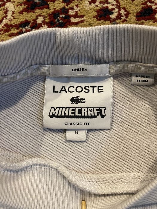 Lacoste x Minecraft organic cotton hoodie White Lacoste