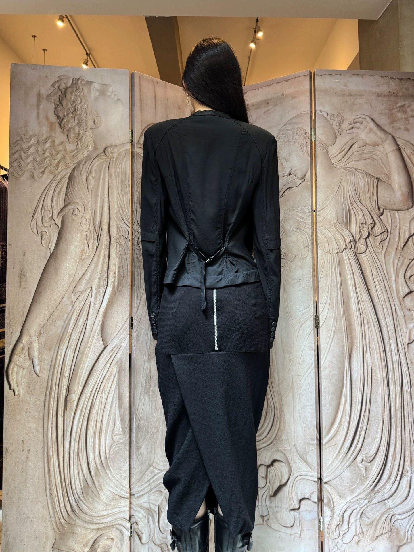 Helmut Lang Helmut Lang Vintage Back Belted Jacket Size S Size S / US 4 / IT 40 - 5 Thumbnail
