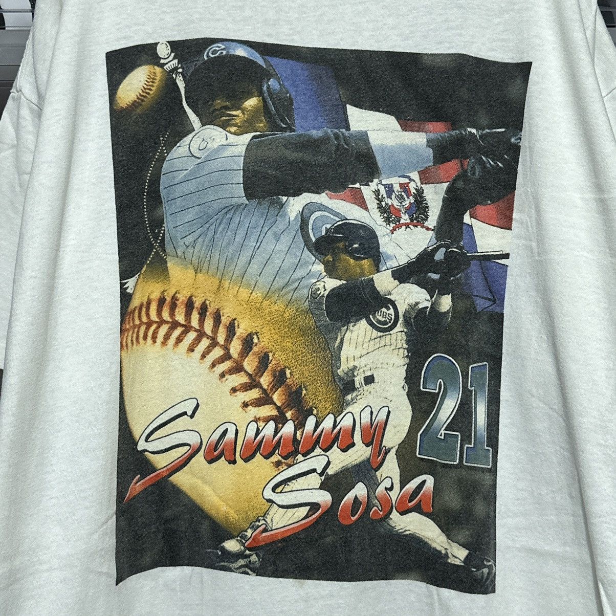 Rap Tees Vintage Sammy Sosa Chicago Cubs Baseball Rap Tee XL Size US XL / EU 56 / 4 - 3 Thumbnail