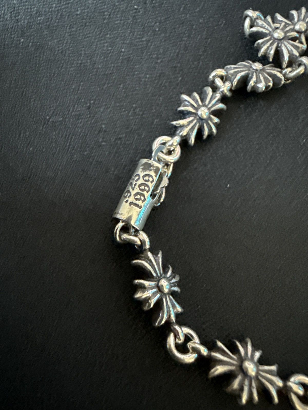 Chrome Hearts Chrome Hearts Tiny E Sliver Bracelet 11 links Size ONE SIZE - 2 Thumbnail