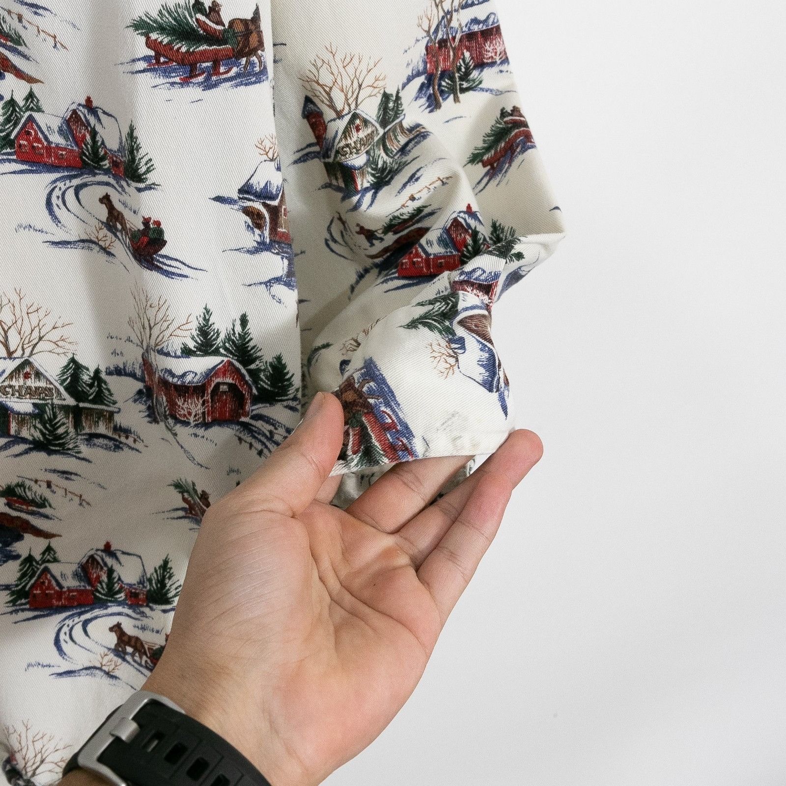Chaps Vintage 90s Chaps Ralph Lauren Winter Pattern Shirt Large Size US L / EU 52-54 / 3 - 6 Thumbnail