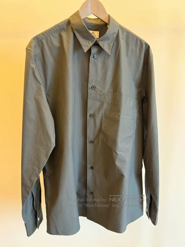 Hermes Hermes Long-sleeve casual shirt Size US XXS / EU 40 - 1 Thumbnail