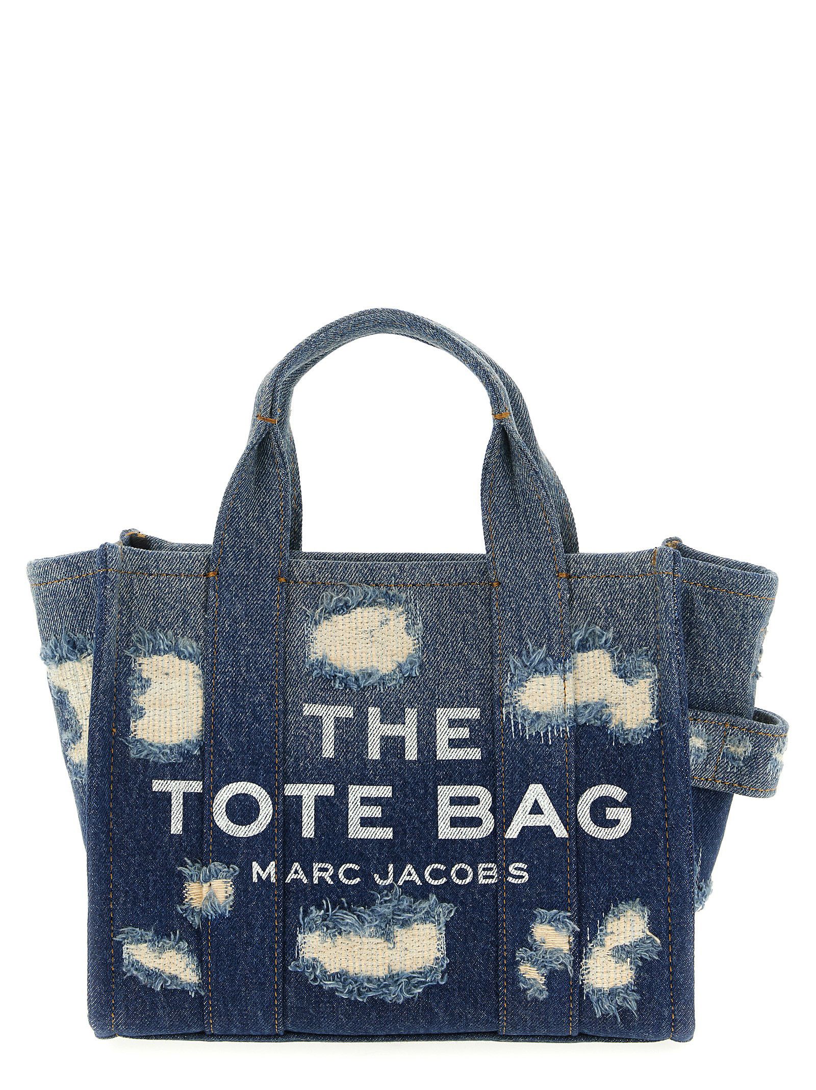 Marc Jacobs 'The Rip And Repair Denim Small Tote' shopping bag Size ONE SIZE - 1 Thumbnail