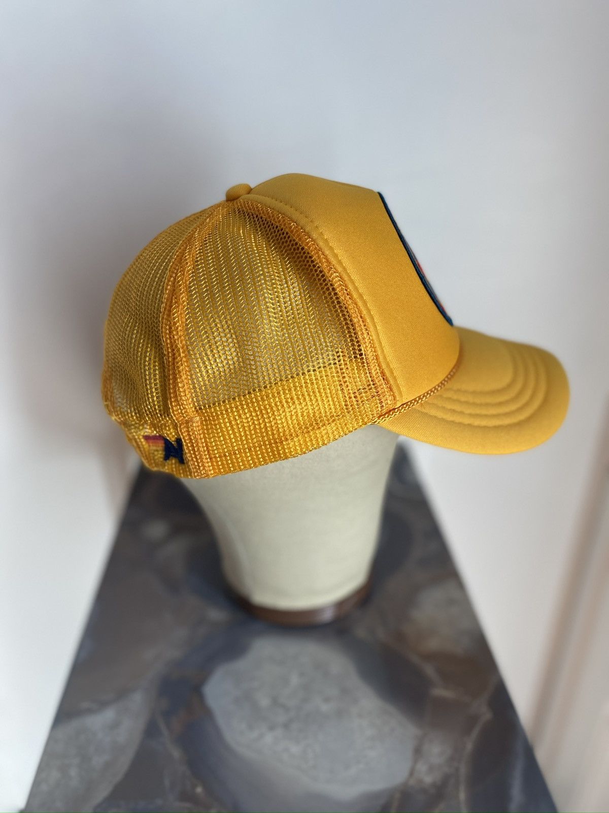 Aviator Nation Aviator Nation Austin Tx Yellow Gold Trucker Snapback Hat Size ONE SIZE - 2 Thumbnail