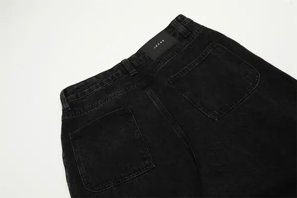 Japanese Brand VIBE Men's hip-hop washed trendy loose wide-leg cargo jeans Size US 32 / EU 48 - 5 Thumbnail
