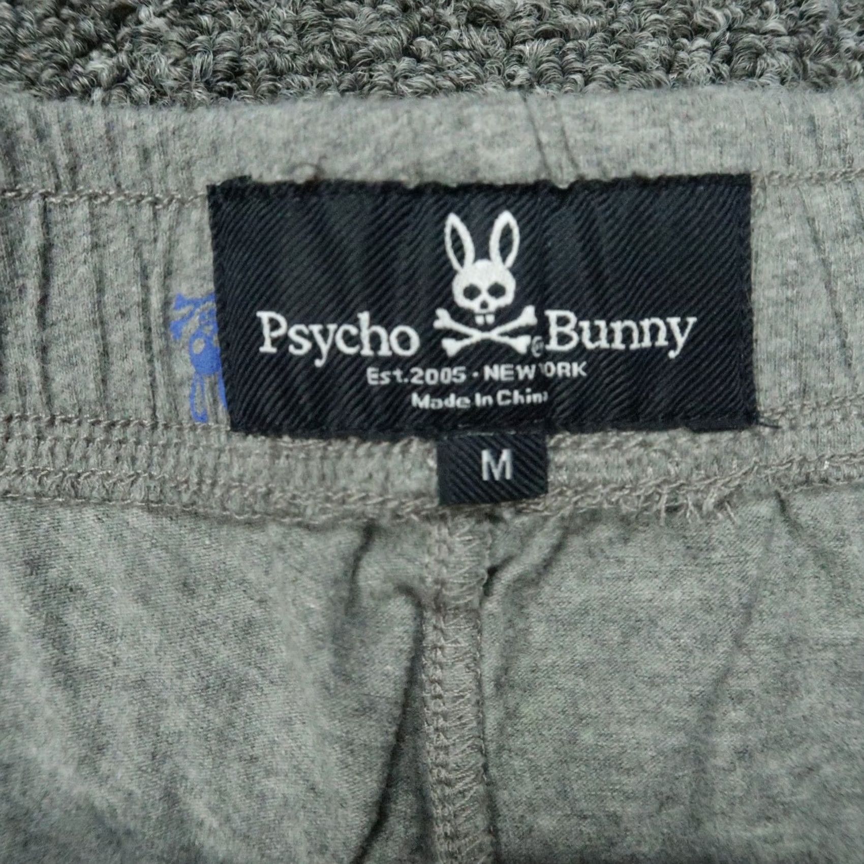 Psycho Bunny Psycho Bunny Pants Mens Medium Gray Print All Over Sleepwear Pockets Lightweight Size US 31 - 3 Thumbnail