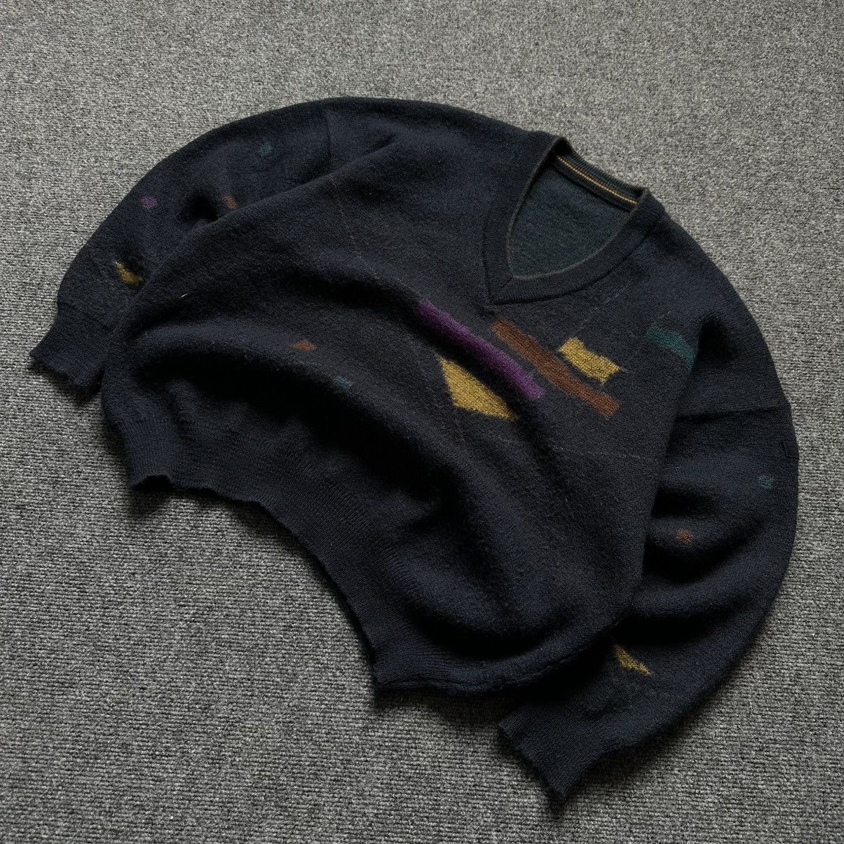 VTG Knit Wool Sweater V Neck Size XL Y2K 00s USA Old Money