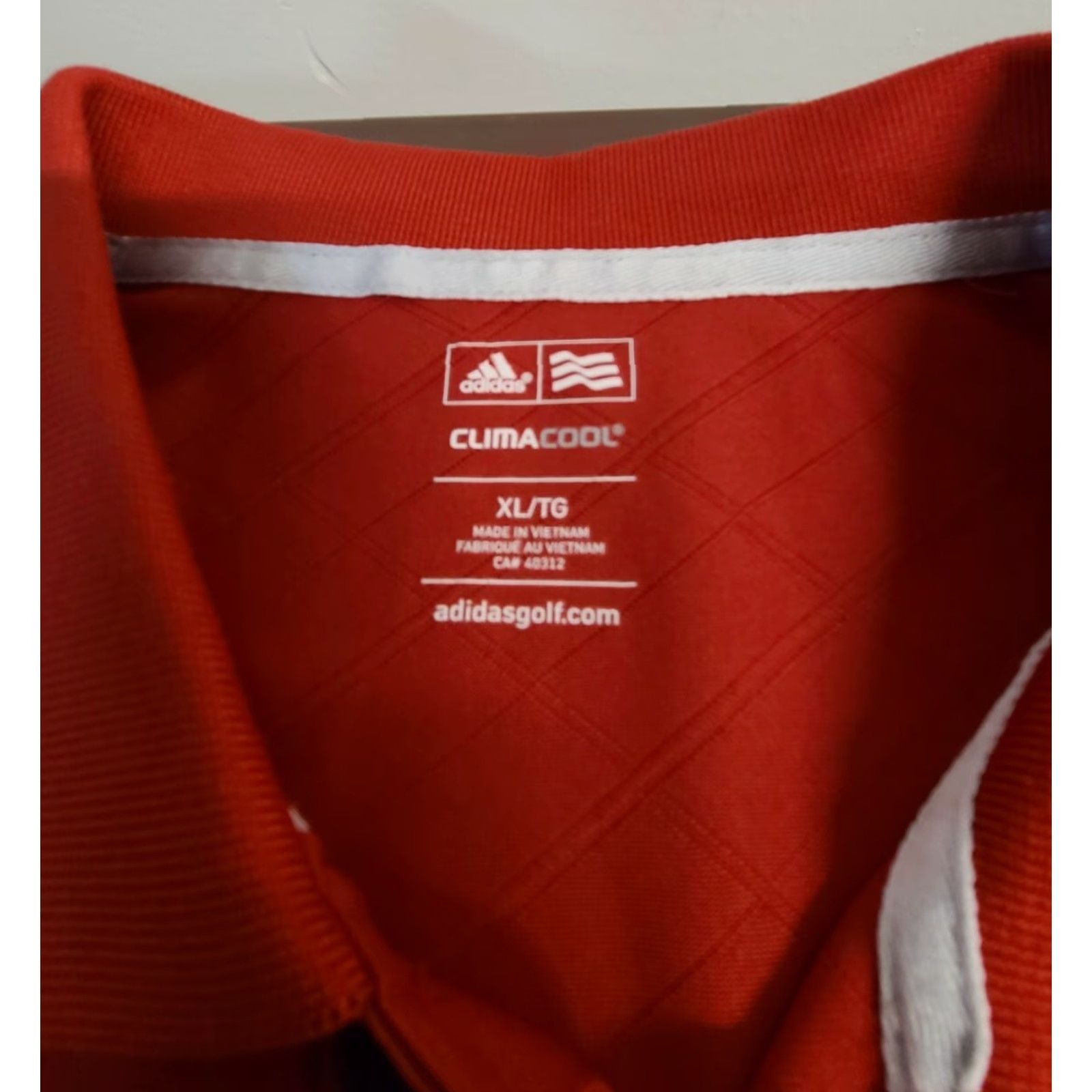 Adidas Adidas ClimaCool Polo Shirt Mens XL Red Legends Golf Athletic Collared Polo Shirt Size US XL / EU 56 / 4 - 4 Thumbnail