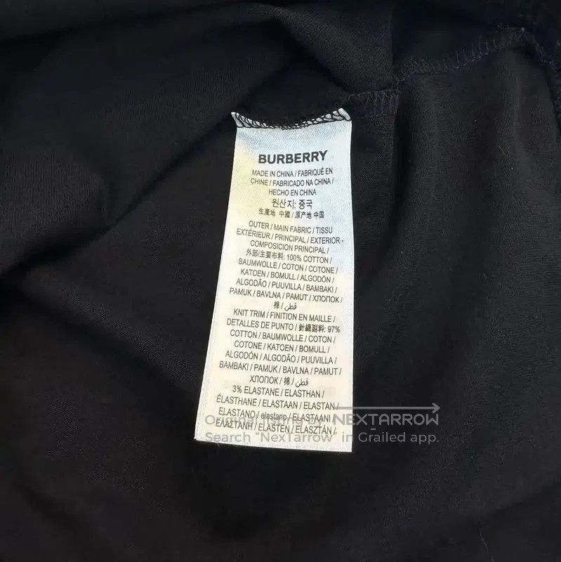Burberry Burberry Women's Black Logo Short Sleeve T-Shirt. Size XS / US 0-2 / IT 36-38 - 6 Thumbnail