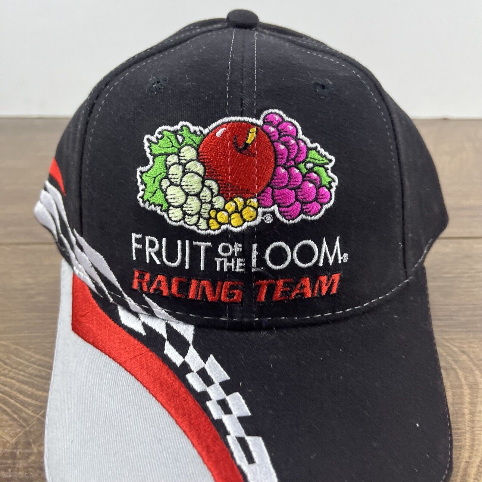 Other Fruit of the Loom Racing 55 Hat Black Hat Adjustable Hat Bla Size ONE SIZE - 6 Thumbnail