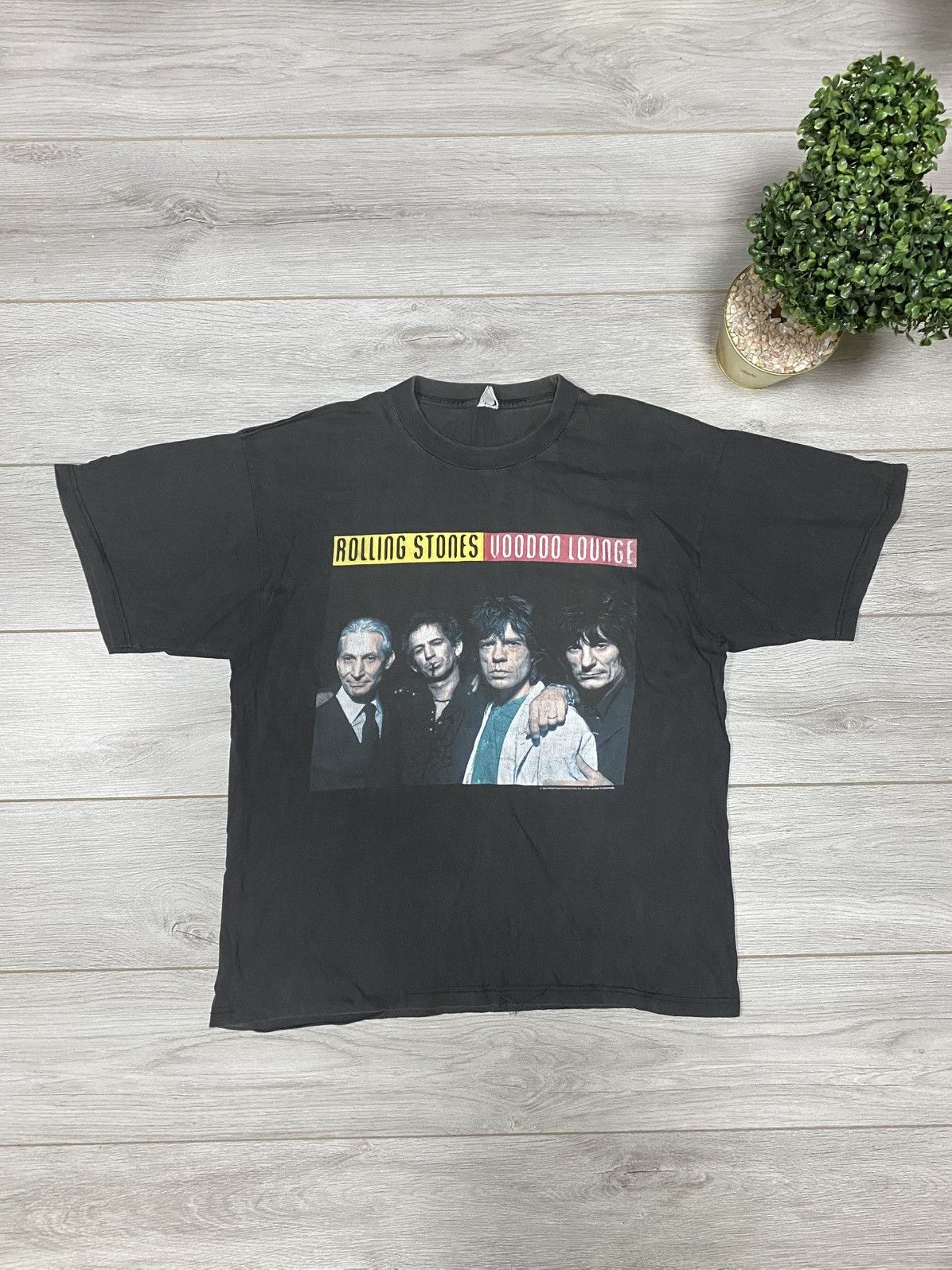 The Rolling Stones Rolling Stones 94 vintage Voodo Tour volkswagen faded Shirt Size US XL / EU 56 / 4 - 5 Thumbnail