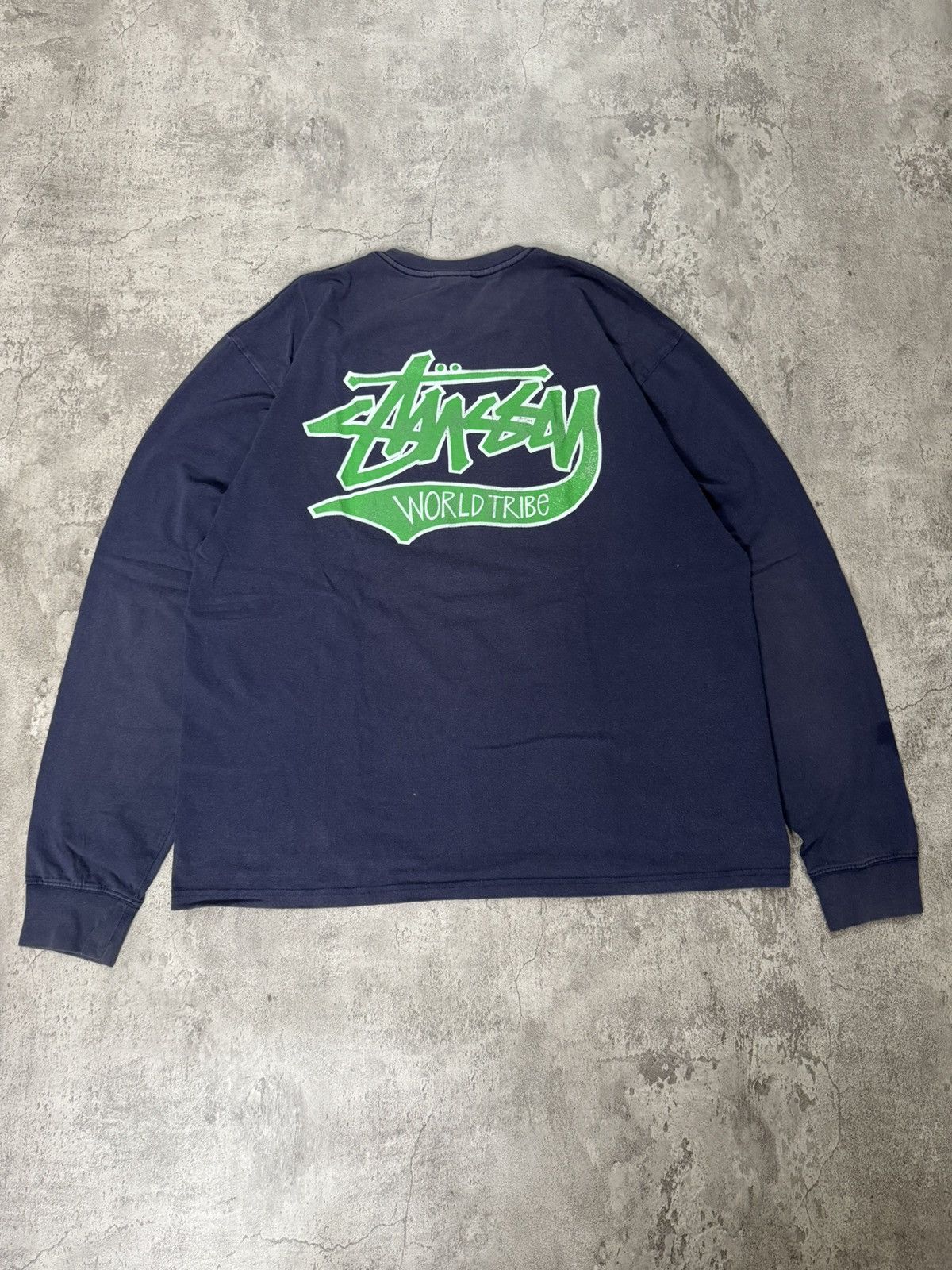 Stussy STUSSY WORLD TRIBE LONGSLEEVE Size US XL / EU 56 / 4 - 1 Thumbnail