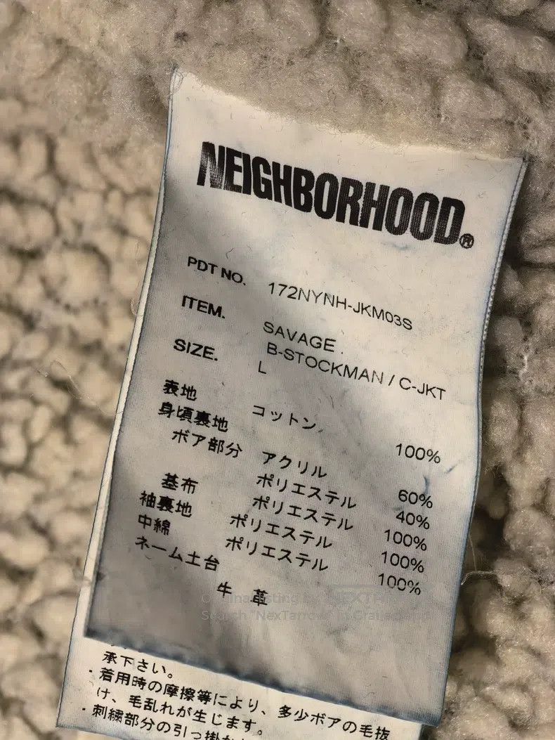 Neighborhood Neighborhood Denim Clothing Denim Jacket Fleece Lined Jack Size US L / EU 52-54 / 3 - 5 Thumbnail