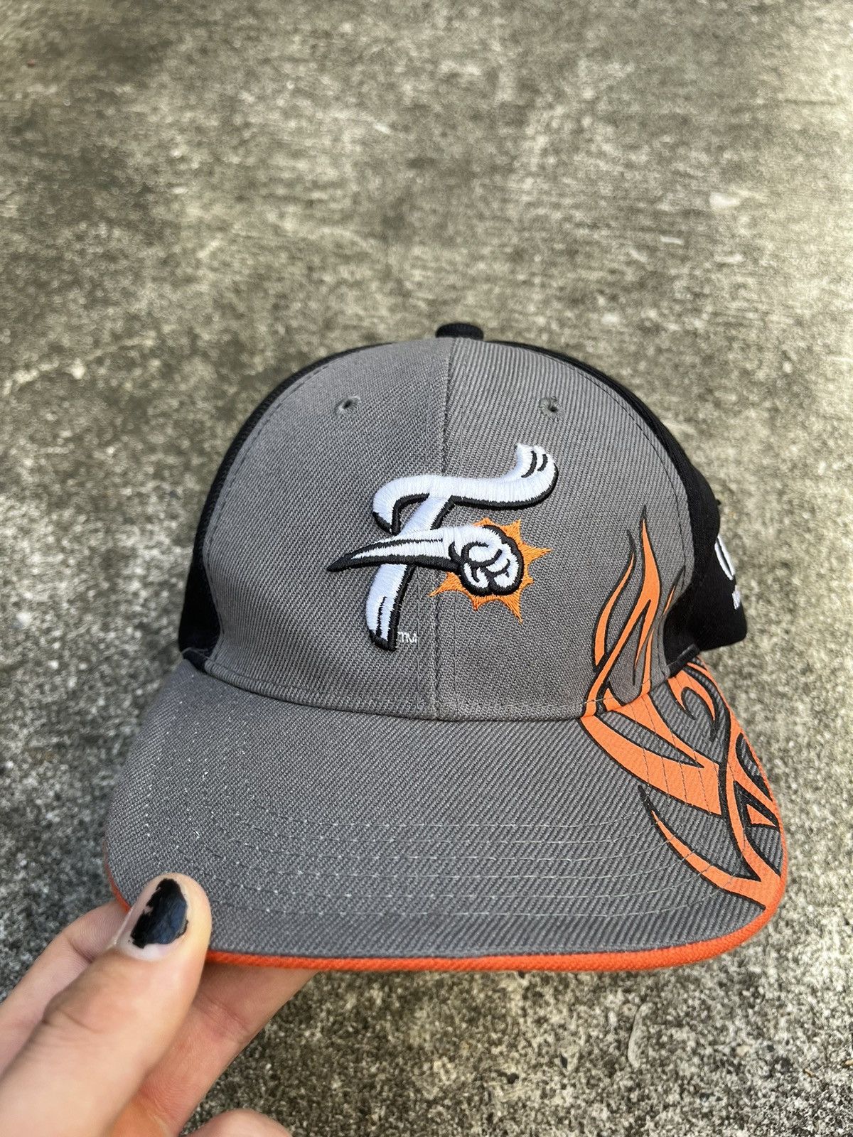 Harley Davidson Fire 🔥 Harley Davidson 🔥 Embroidered SnapBack Flames Cap Size ONE SIZE - 2 Thumbnail