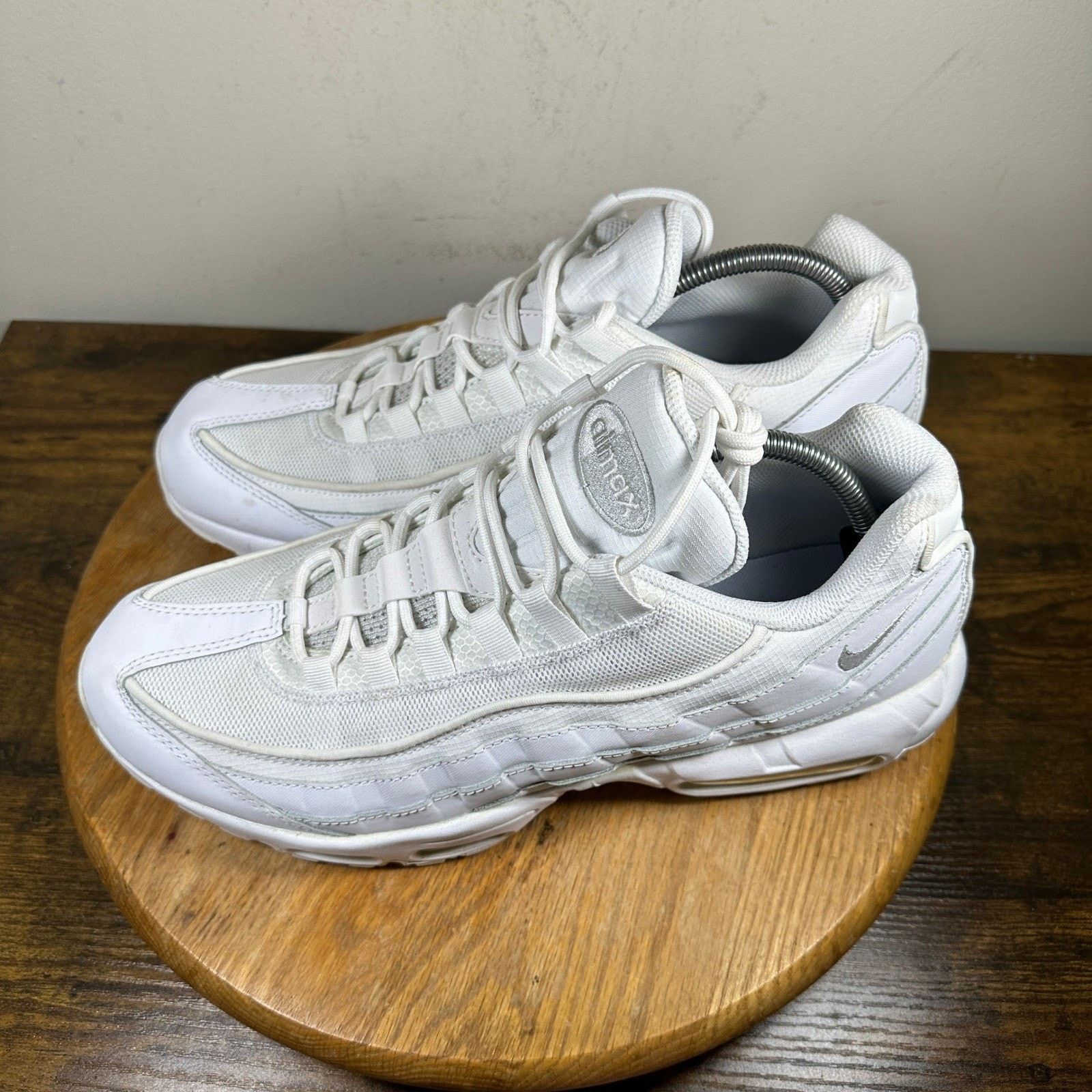 Nike Nike Air Max 95 Triple White Shoes CT1268-100 Men's Size 12 Size US 12 / EU 45 - 3 Thumbnail