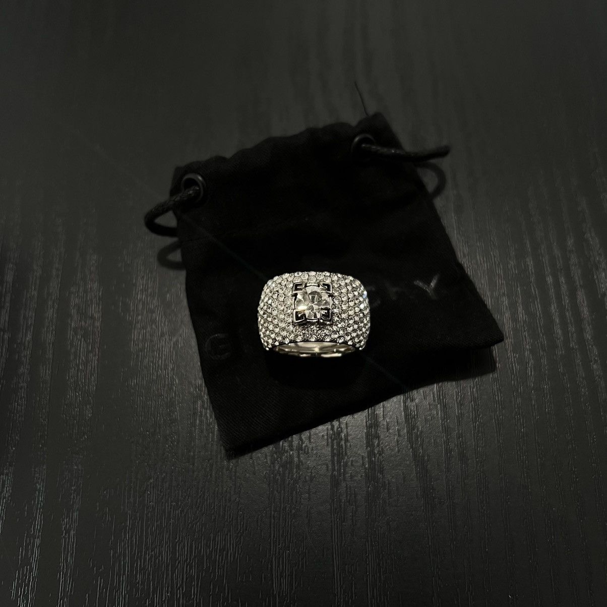 Givenchy Givenchy 4G Crystal Claw Paved Ring Size ONE SIZE - 5 Thumbnail
