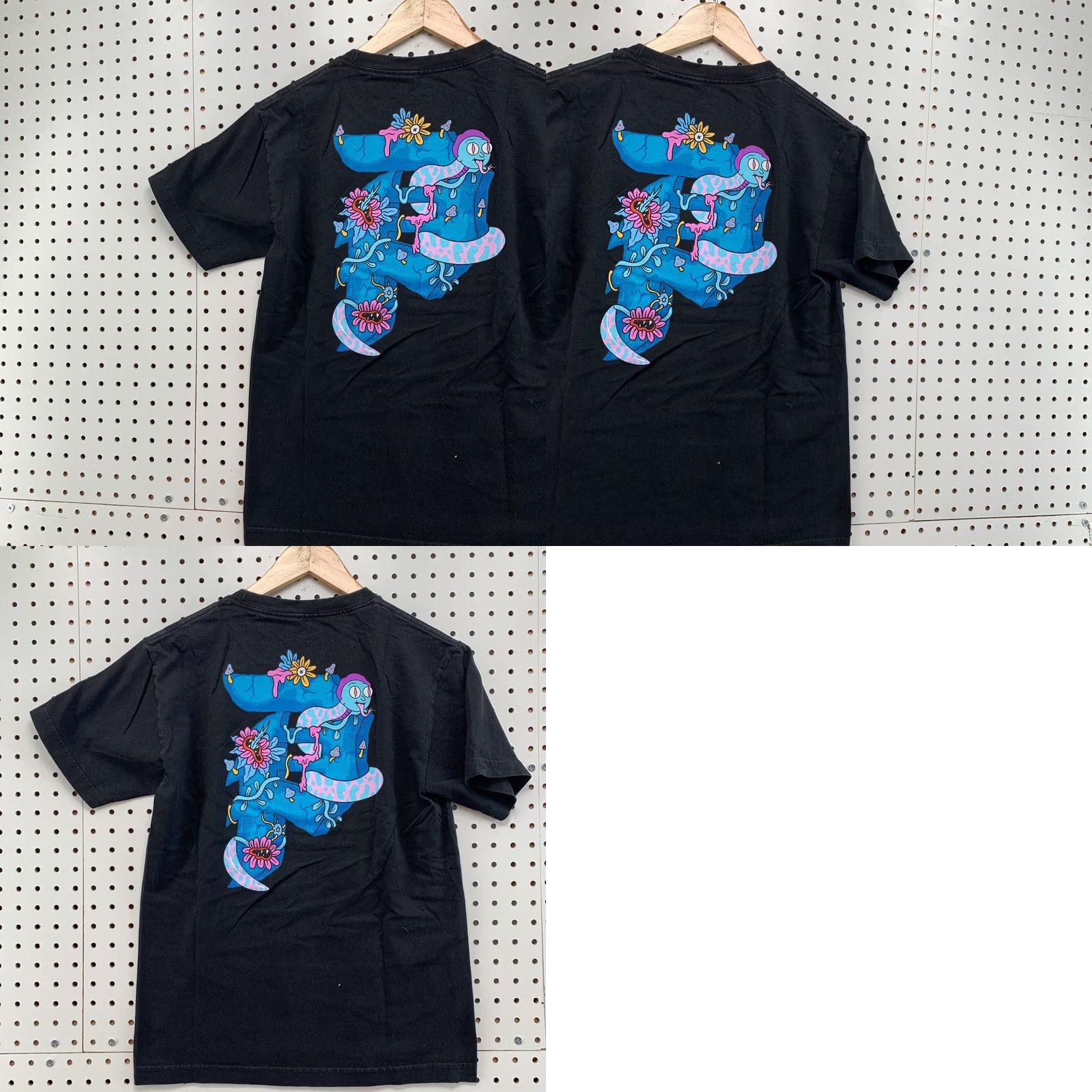 Swims Rick & Morty Shirt Black Adult Swim Small 17x25 TV Cartoon TEE Size US S / EU 44-46 / 1 - 9 Thumbnail