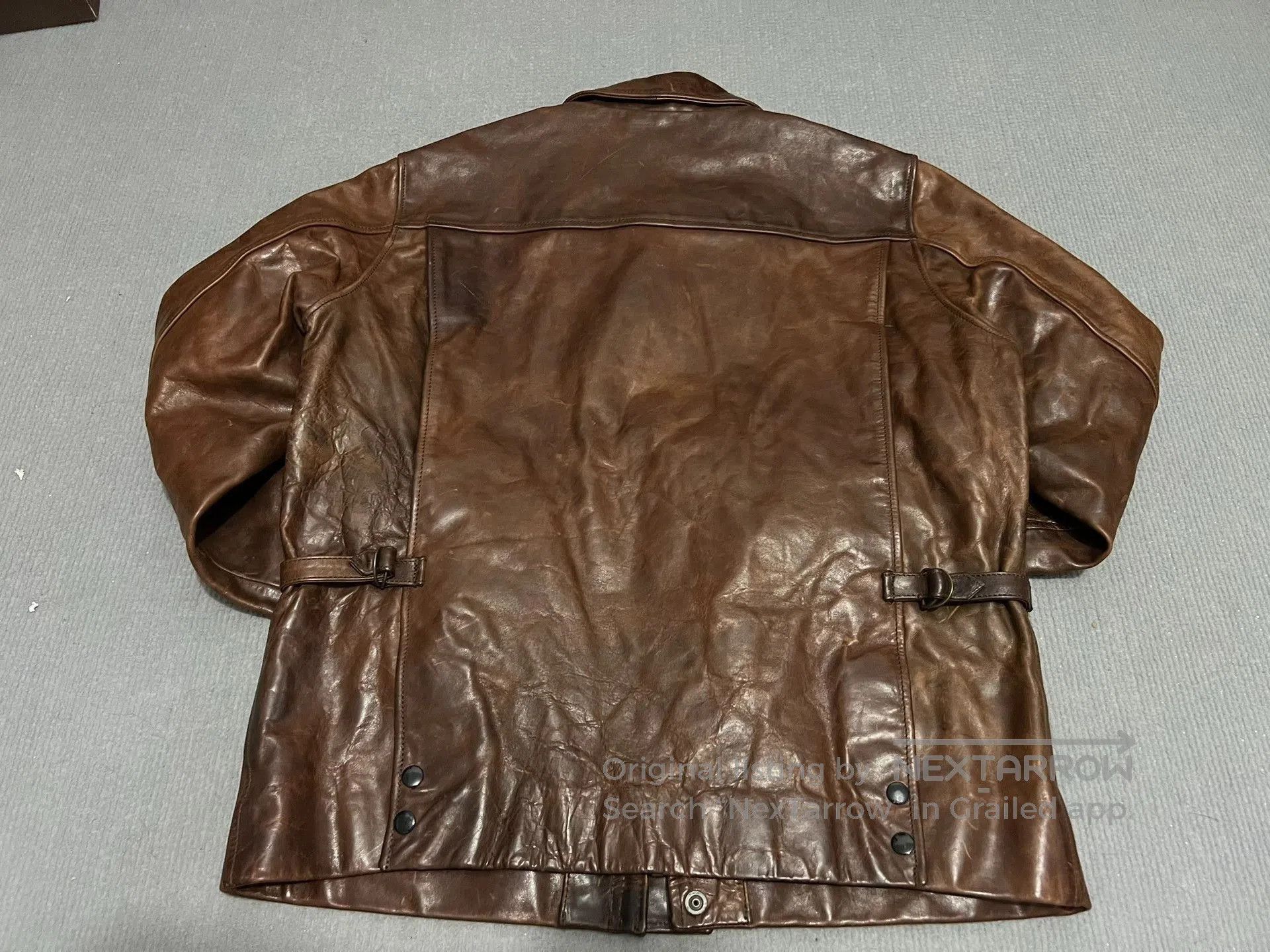 RRL Ralph Lauren Vintage Oil Wax Horse Leather Jacket. Size US L / EU 52-54 / 3 - 5 Thumbnail