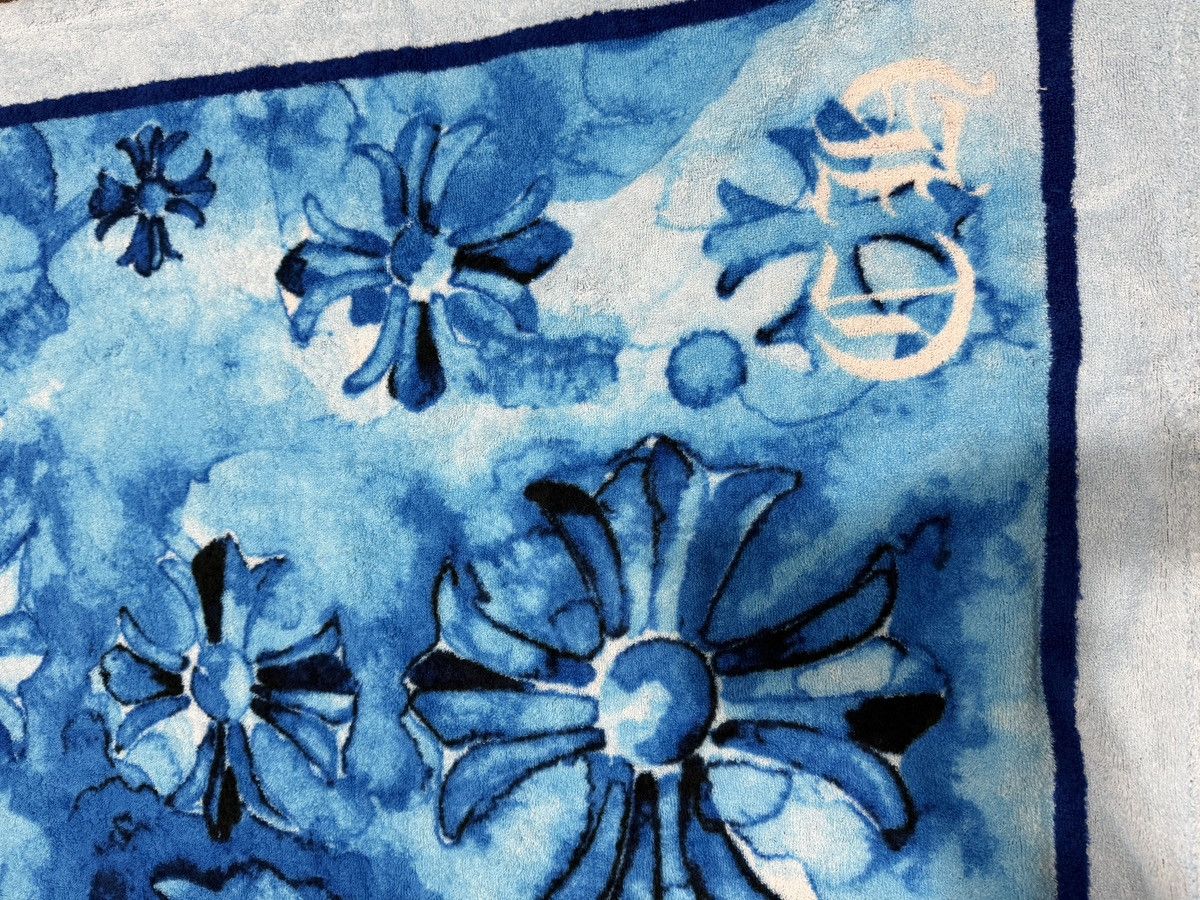 Chrome Hearts Blue/White Chrome Towel Size ONE SIZE - 2 Thumbnail