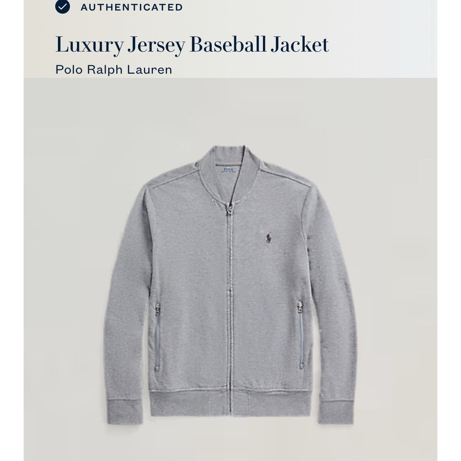 Ralph Lauren NWT Polo Ralph Lauren Men Jersey Baseball Bomber Jacket Size US M / EU 48-50 / 2 - 3 Thumbnail