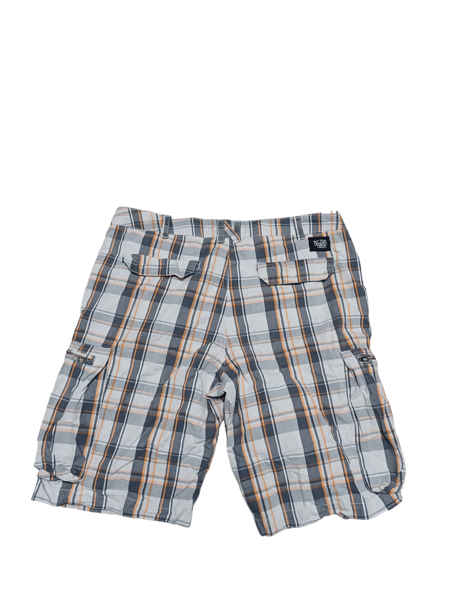 Nike ORANGE SWOOSH NIKE ATHLETIC DPT CARGO MULTIPOCKET SHORTS Size US 34 / EU 50 - 2 Thumbnail