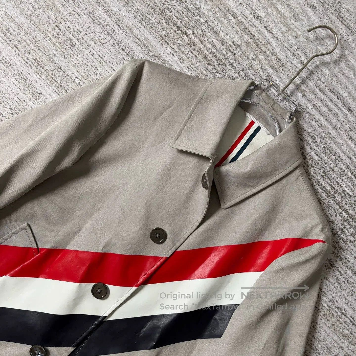 Thom Browne Thom Browne Colorblock Stripe Print Coat. Size US XS / EU 42 / 0 - 5 Thumbnail